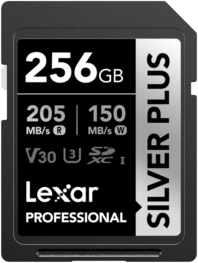 Main image of Lexar Professional Silver Plus SDXC UHS-I Card 256GB Memory Card