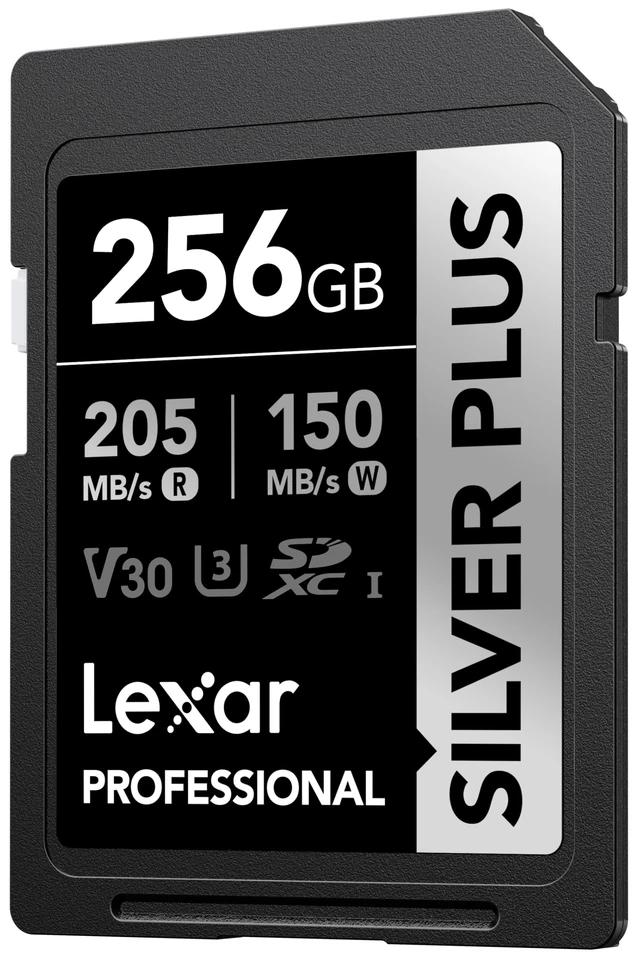 Alt view image 2 of 5 - Lexar Professional Silver Plus SDXC UHS-I Card 256GB Memory Card