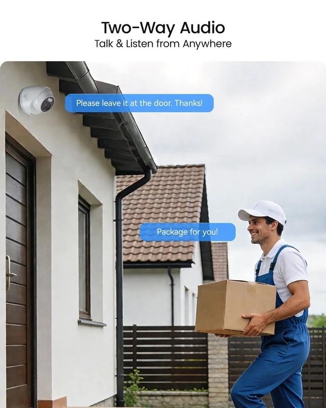 Alt view image 4 of 5 - ZOSI 4MP 2.5K PoE Security Camera, 2 Pack Wired Dome IP Camera for Home