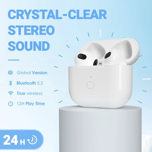 Alt view image 3 of 5 - Wireless Charging Case for AirPods 3rd Gen Only