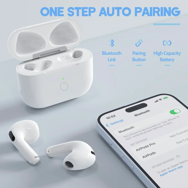 Alt view image 5 of 5 - Wireless Charging Case for AirPods 3rd Gen Only