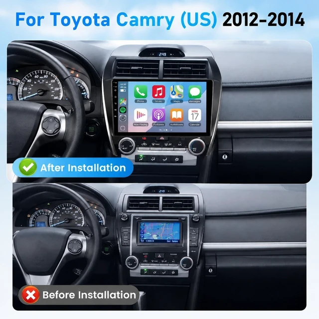 Alt view image 2 of 5 - 5G WiFi Car Stereo for Toyota Camry 2012 2013 2014