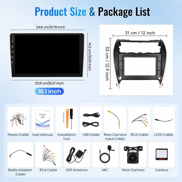 Alt view image 3 of 5 - 5G WiFi Car Stereo for Toyota Camry 2012 2013 2014