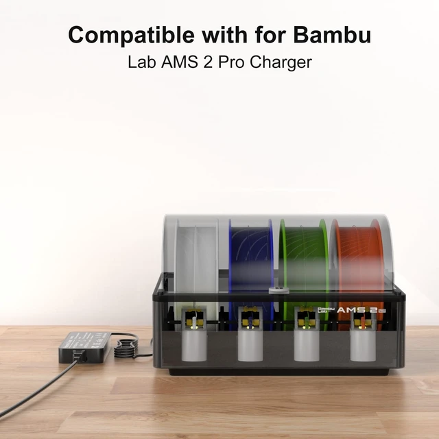 Alt view image 2 of 5 - KAQIAR 24V Power Adapter for Bambu Lab AMS 2 Pro Automatic Material System
