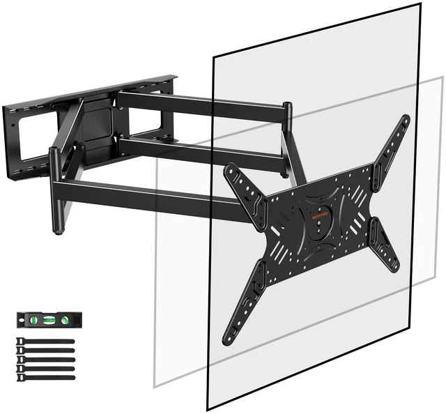 Main image of 43Long Arm 180 Rotating Full Motion TV Wall Mount for 42-90 TV WHYFONE