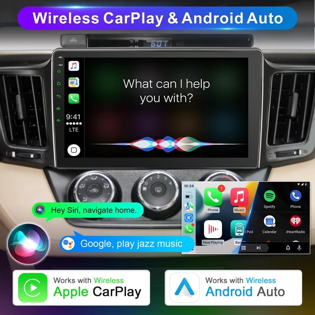 Alt view image 3 of 5 - 10.1" Car Radio Stereo for Toyota RAV4 2013-2018
