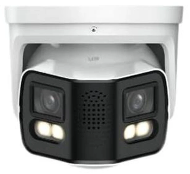 Main image of GemaVision Full-Color Duo Splicing IP Camera Dual 1/1.8" CMOS 24MP Imaging,180 Wide Angle Built-in Mic and Speaker, IP POE Camera IPC-Color4K-T180 White