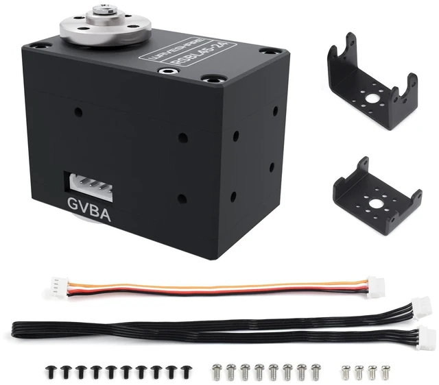 Main image of Waveshare Servo Motor, 45kg.Cm RSBL45-24, High Precision and Large Torque, Aluminum Alloy Case, with Programmable 360 Magnetic Encoder, Multiple Operation Modes Switchable