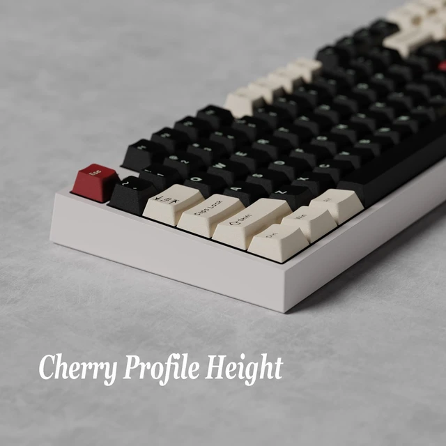 Alt view image 3 of 5 - Owpkeenthy Retro Double Shot PBT Cherry Profile Keycaps Full Set