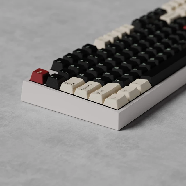 Alt view image 5 of 5 - Owpkeenthy Retro Double Shot PBT Cherry Profile Keycaps Full Set