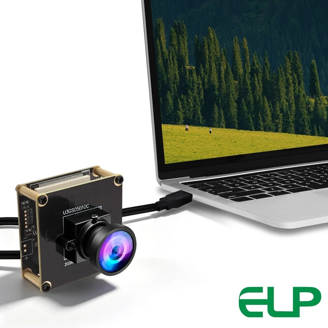 Alt view image 5 of 5 - ELP 5mp 60fps Global Shutter USB3.0 Camera Module Wide Angle 120degree Webcam Board for Computer Mini UVC USB3.0/2.0 PC Camera High Speed Lightburn Cameras for Laser OG05B10 Webcamera for Laptop