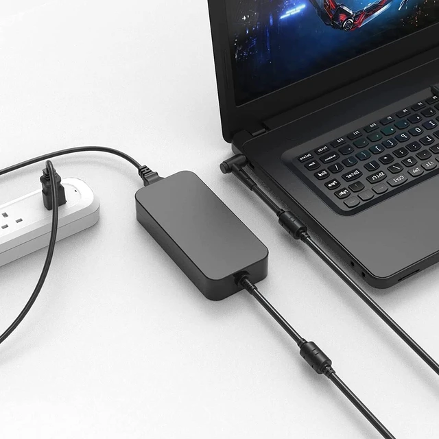 Alt view image 4 of 5 - 280W Charger for Asus ROG Zephyrus Duo 15 SE GX551 GX551QS GX551QR GX551QM,16 GX650RX GX650RS GX650RW GX650RX,S17 GX703HM GX703HR GX703HS Gaming Laptop ADP-280BB B 20V 14A Power Supply Adapter Cord