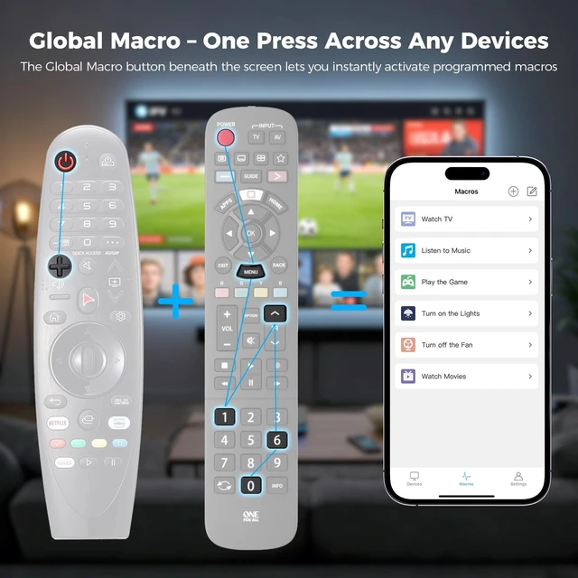 Alt view image 2 of 5 - SofaBaton U3 Universal Remote Control, All-in-One Smart Universal Remote with APP for TV/Soundbar/DVD/Blu-ray and More, Global Macro & Active Multi-Link Bluetooth & Air Mouse & Google Voice Control
