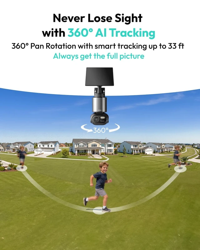 Alt view image 5 of 5 - BOTSLAB 4K Security Camera Wireless Outdoor, 32GB Local Storage, Add-On Cam