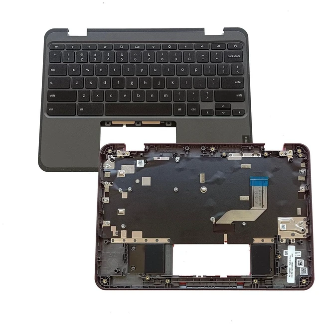 Main image of 5M11H52901 Replacement for Lenovo 100E Chromebook Gen 3 Laptop Upper case Palmrest Assembly with Non-Backlit US Keyboard Black