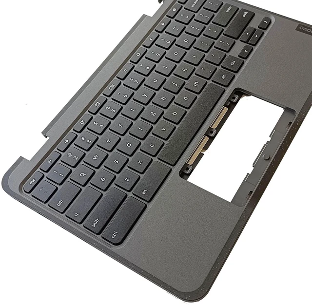 Alt view image 5 of 5 - 5M11H52901 Replacement for Lenovo 100E Chromebook Gen 3 Laptop Upper case Palmrest Assembly with Non-Backlit US Keyboard Black