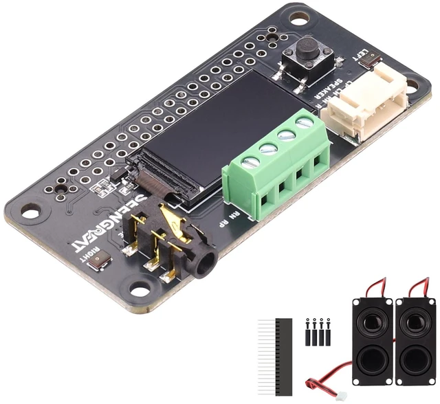 Main image of WatangTech WM8960 Stereo Audio HAT with OLED for Raspberry Pi