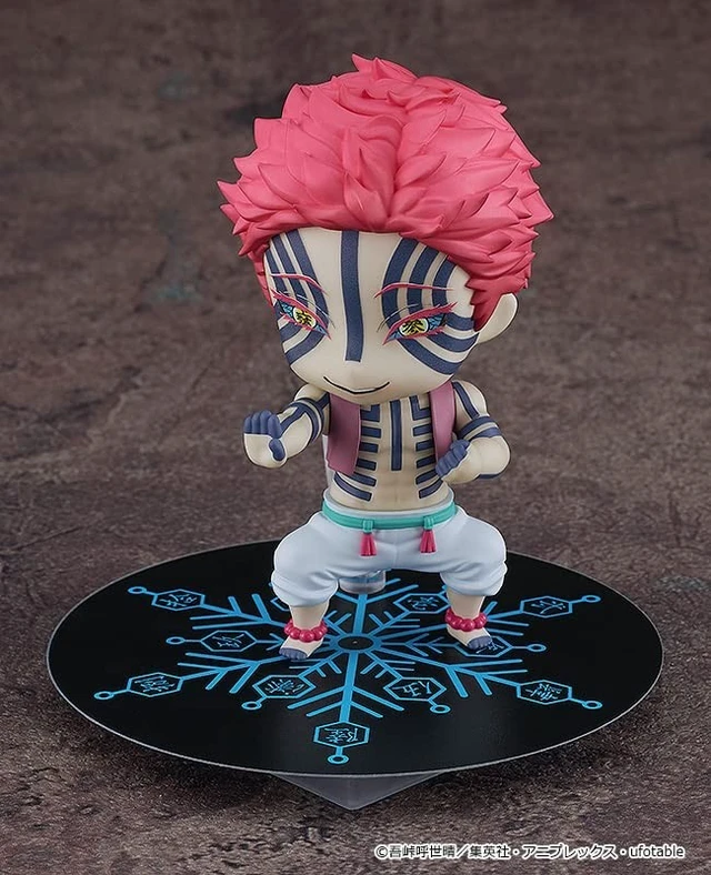 Alt view image 2 of 5 - Demon Slayer: Kimetsu no Yaiba Akaza Nendroroid Action Figure