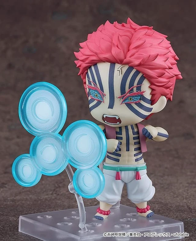 Alt view image 4 of 5 - Demon Slayer: Kimetsu no Yaiba Akaza Nendroroid Action Figure