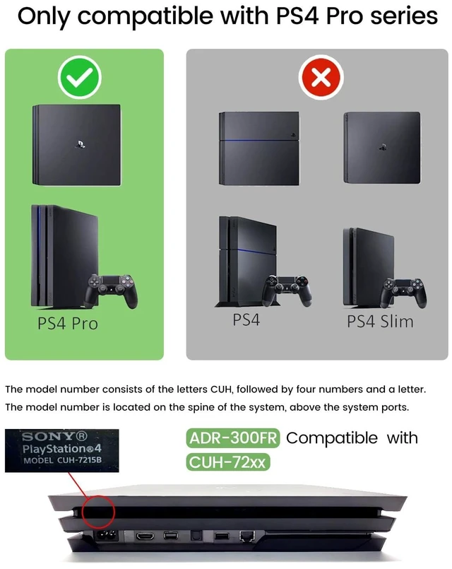 Alt view image 2 of 5 - for PS4 pro Replacement Power Supply with Repair Tools & Installation Guide
