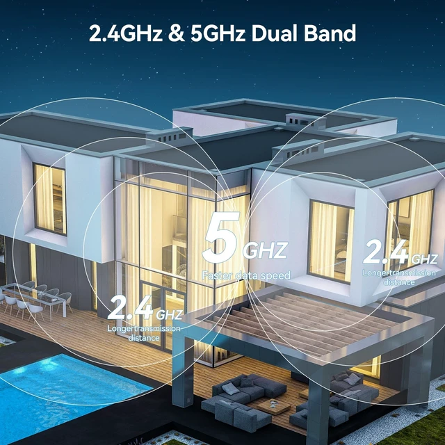 Alt view image 3 of 5 - WESECUU 2K Window Camera,5G& 2.4Ghz WiFi No Drill Window Cameras for Home Security for Indoor & Outdoor Monitoring, Color Night Vision, Human Detection, Easy & Quick Install1-Pack