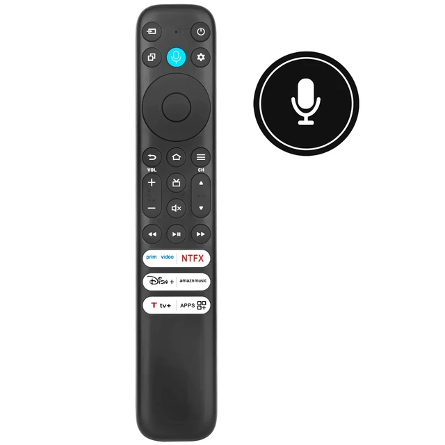 Alt view image 2 of 5 - RC813 CMC9 Voice Replace Remote Applicable for TCL Smart TV 55F35 65Q550F