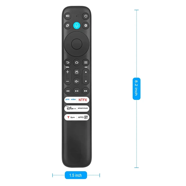 Alt view image 5 of 5 - RC813 CMC9 Voice Replace Remote Applicable for TCL Smart TV 55F35 65Q550F