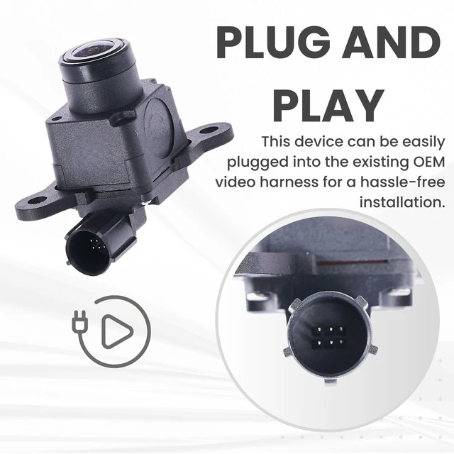 Alt view image 4 of 5 - Backup Camera Replaces for 2013-2017 Dodge Ram OE Part # 56038978AL, 56038978AB, 56038978AK, 56038978AJ, 56038978AI, 56038978AC, 56038978AD, 56038978AE, 56038978AF, 56038978AG, 56038978AH