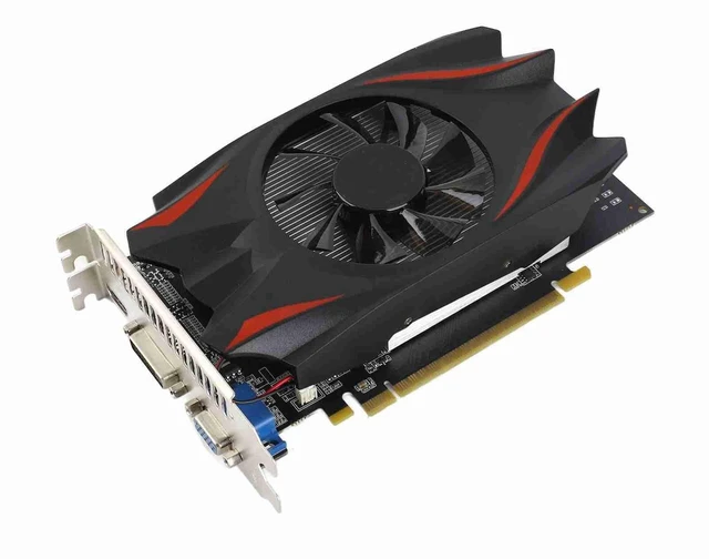 Main image of GTX1050 Gaming Graphics Card, 2GB DDR5 128bit Computer Graphics Card 2560x1600, PCIE 2.0 X16 Desktop PC Graphics Video Card with Single Fans, Low Noise and Quiet Work