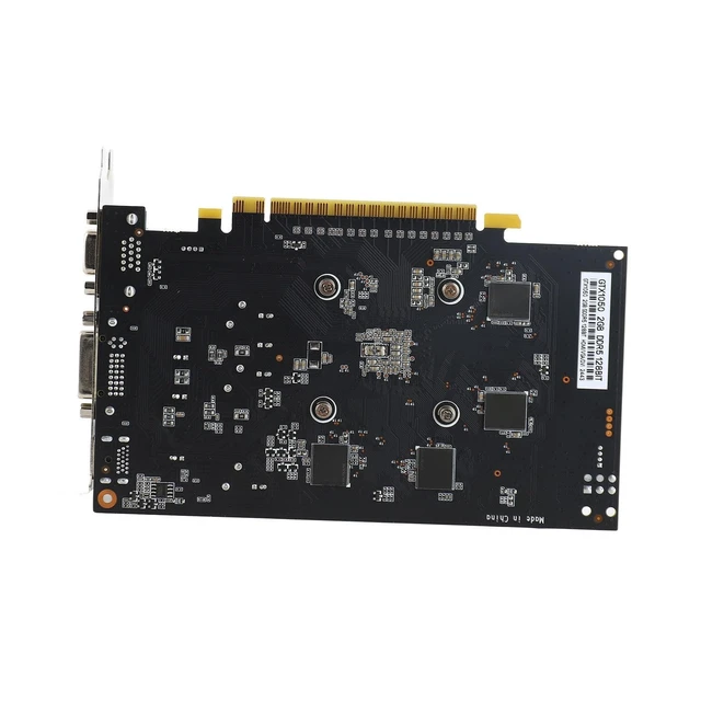 Alt view image 3 of 5 - GTX1050 Gaming Graphics Card, 2GB DDR5 128bit Computer Graphics Card 2560x1600, PCIE 2.0 X16 Desktop PC Graphics Video Card with Single Fans, Low Noise and Quiet Work