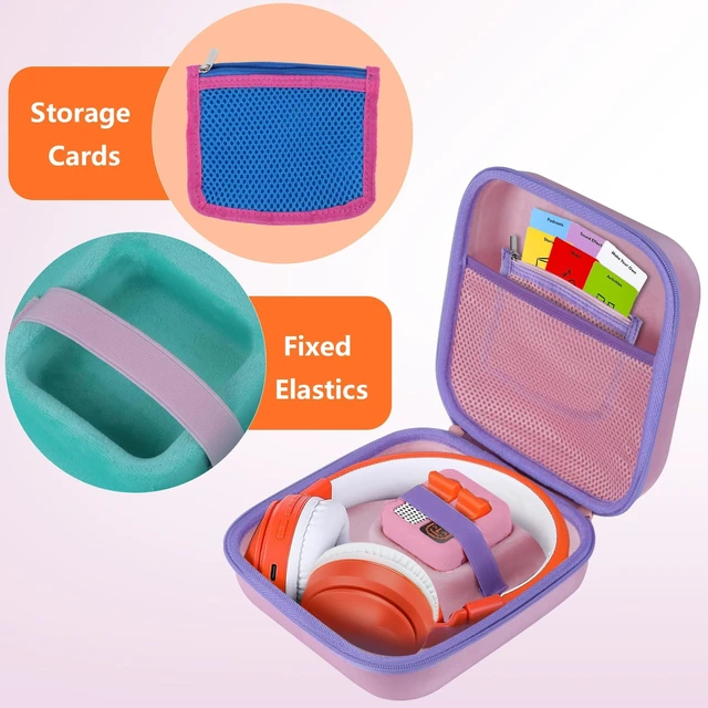 Alt view image 4 of 5 - Peyyargo Case Compatible with YOTO Mini + Headphones Kids Audio Player