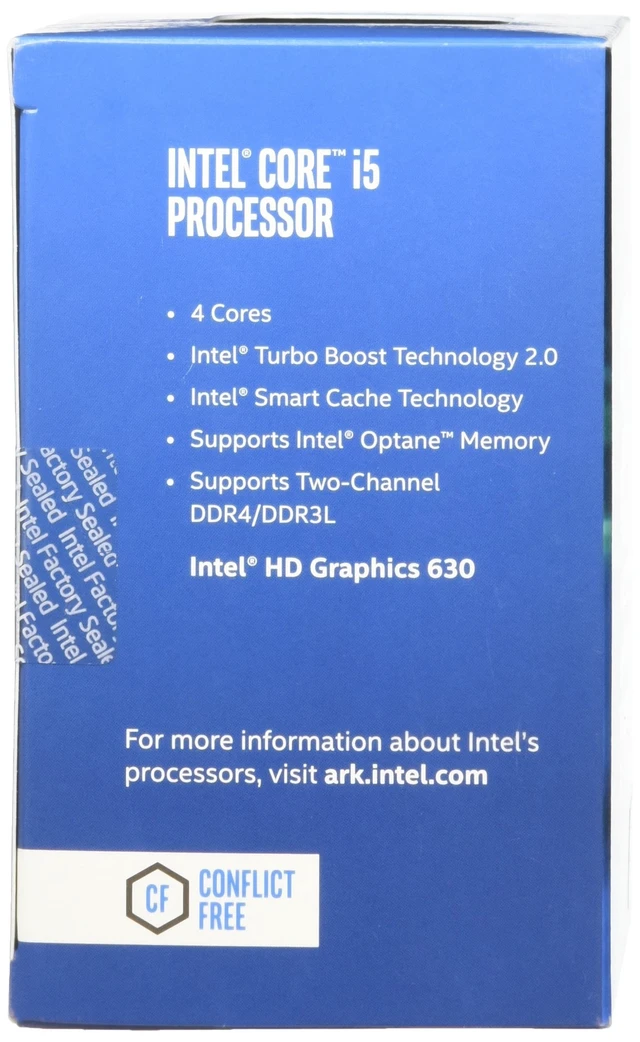 Alt view image 2 of 3 - Intel BX80677I57500T 7th Generation Core i5-7500T Processor