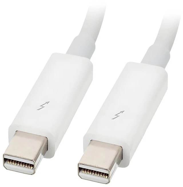 Main image of CY Cable Thunderbolt 2 Port to Thunderbolt 2 Male to Male 4K Video 20Gbps Data Cable for Mac Pro 2013 2014 2015 (Not Support Mini-DP) 50cm