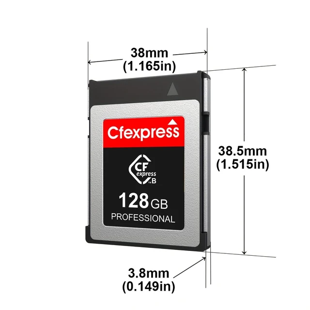 Alt view image 5 of 5 - 128GB CFexpress Type B Memory Card