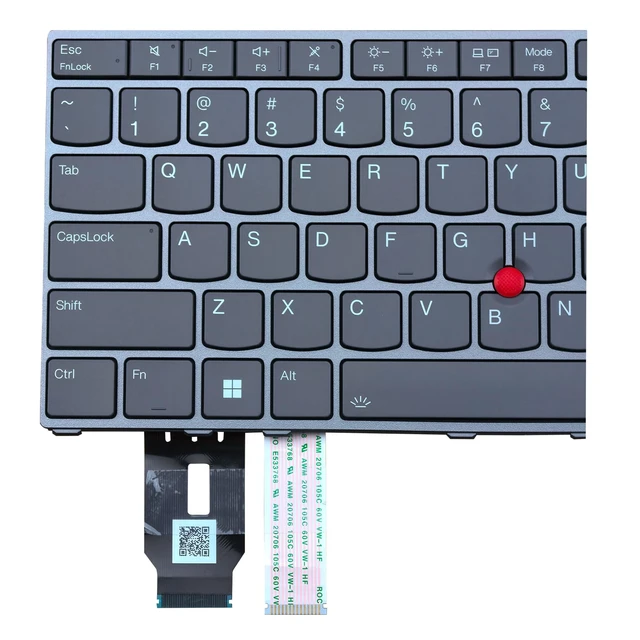Alt view image 3 of 5 - Backlit Laptop Keyboard Replacement for Lenovo Thinkpad T14 L14 P14s Gen5