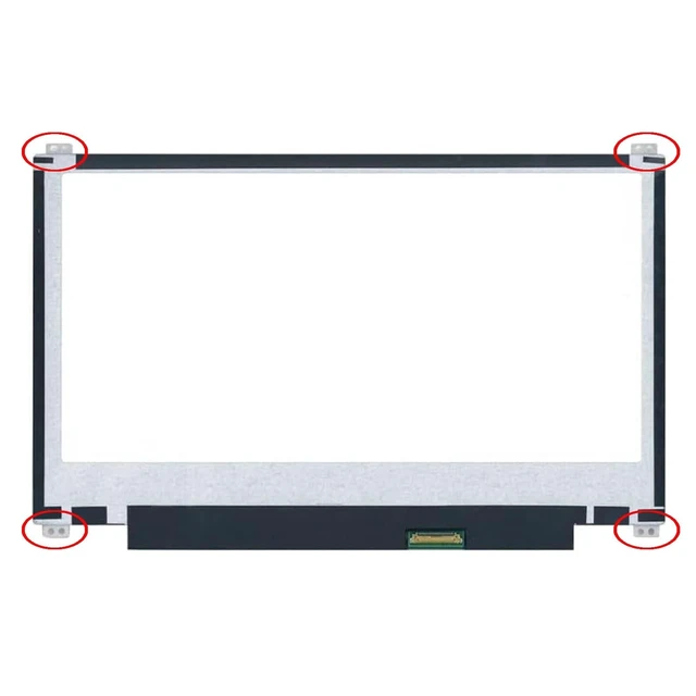 Alt view image 2 of 3 - 11.6" Non-Touch Screen Replacement for Asus Chromebook CR1100 CR1100CKA-YZ142 LCD LED Laptop Computer Display Panel (HD 1366 * 768 30Pin 60HZ Top and Bottom Tabs)