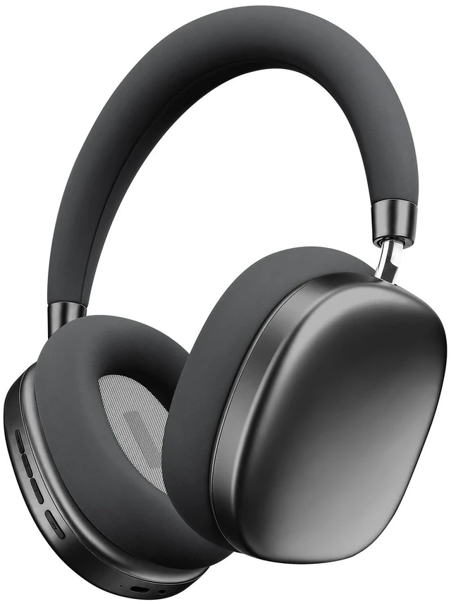 Main image of Wentronic YG01 Wireless Over-Ear Headphones, Active Noise Cancelling, Up to 58H Battery Life, Bluetooth 5.3, Great for Travel & Office, USB-C Lossless Audio, Microphone for iPhone Android - Bla