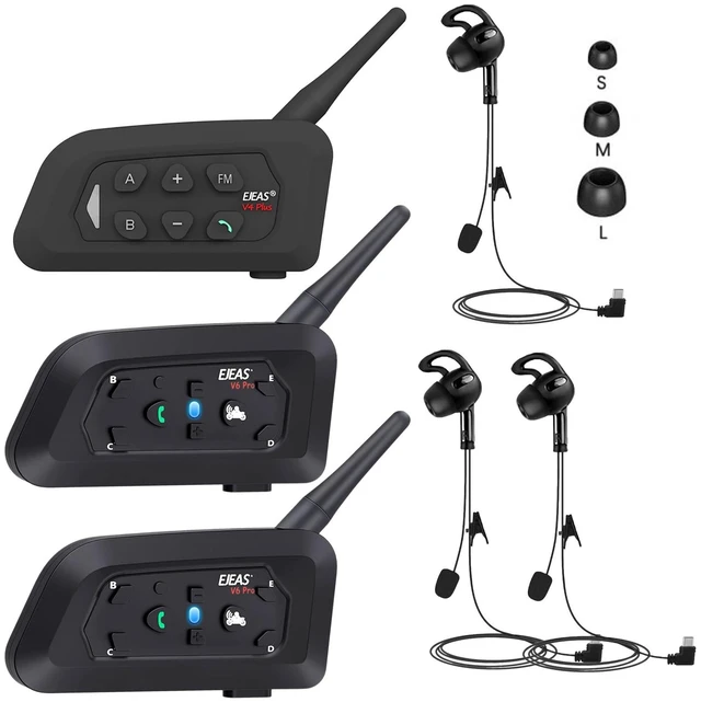 Main image of GaiRen Referee Communication System, Referee Headset Intercom with Earphone for Soccer Football Volleyball Official Handball (3 Pack)