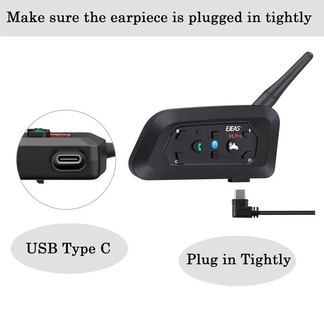 Alt view image 4 of 5 - GaiRen Referee Communication System, Referee Headset Intercom with Earphone for Soccer Football Volleyball Official Handball (3 Pack)