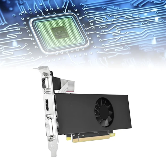 Alt view image 2 of 5 - Wisoqu 8G DDR5 Graphics Card, 128 Bit Low Profile Video Card with HD Multimedia Interface DVI Port Displayport, for PC Computer Gaming Streaming Work
