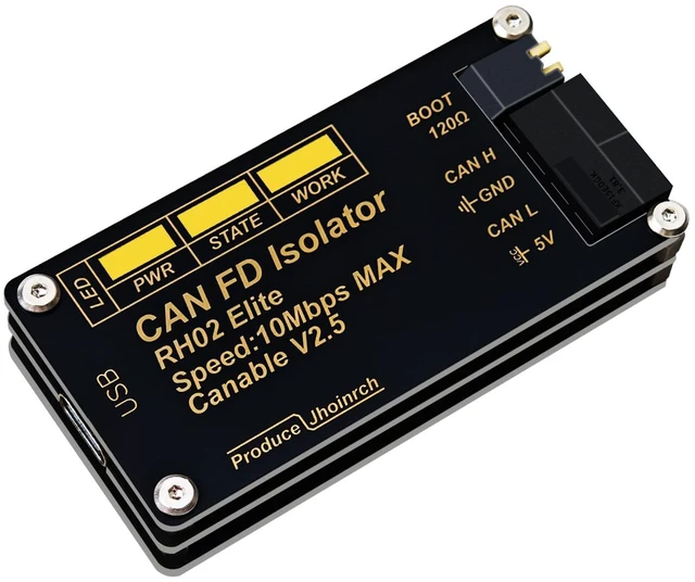 Main image of Jhoinrch Isolated USB to CAN FD Adapter Converter Up to 10Mbps
