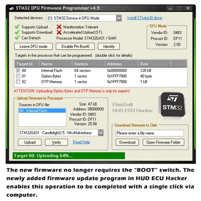 Alt view image 3 of 5 - Jhoinrch Isolated USB to CAN FD Adapter Converter Up to 10Mbps
