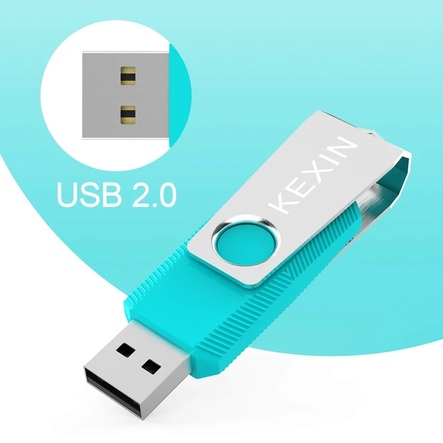 Alt view image 4 of 5 - KEXIN 32GB 3 Pack USB Flash Drive - 32GB Thumb Drive with LED Indicator - Pink, Yellow, Cyan