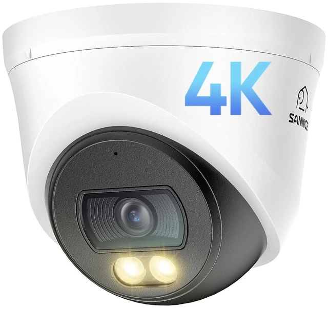 Main image of SANNCE 4K 8MP PoE Dome Security Camera