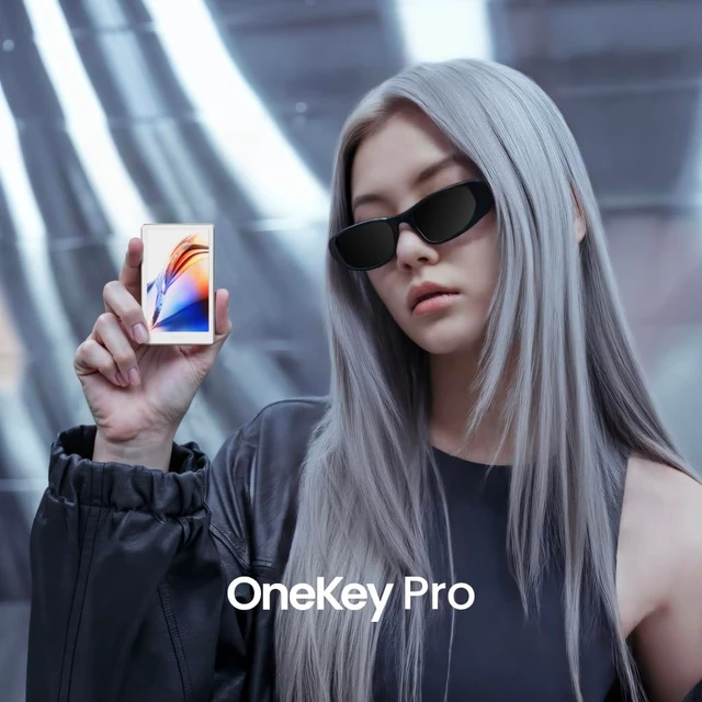 Alt view image 2 of 5 - OneKey Pro Crypto Cold Wallet Air-gapped, Offline Keys, 4 EAL6+ Secure Elements, 3.5" Touchscreen, Fingerprint Unlock, Bluetooth/USB-C, Supports 10,000+ Coins & NFTs (White)