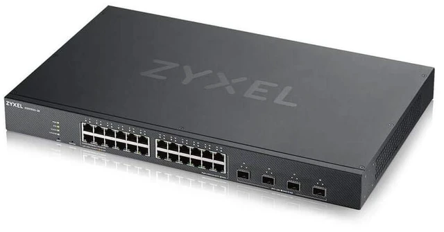 Main image of ZYXEL 28-Port Gigabit Ethernet Smart Switch (XGS1930-28) - Managed, 4x 10G SFP+, Optional Nebula Cloud Management, Rackmount, Limited Lifetime Protection
