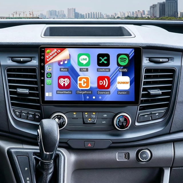 Main image of Upgrcaru 4Core+64G Android Car Radio for Ford Transit Custom 2020-2024