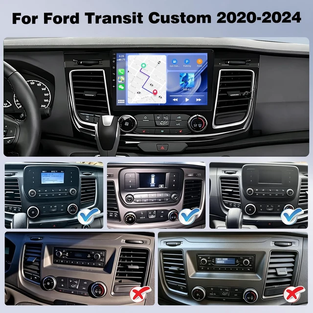 Alt view image 2 of 5 - Upgrcaru 4Core+64G Android Car Radio for Ford Transit Custom 2020-2024