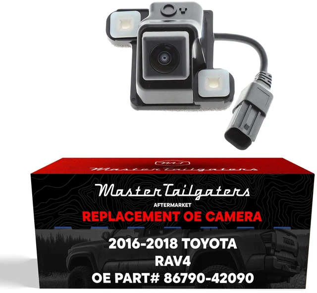 Main image of Master Tailgaters Replacement for Toyota RAV4 + Hybrid w/AVM (2016-2018) Backup Camera OE Part # 86790-42090