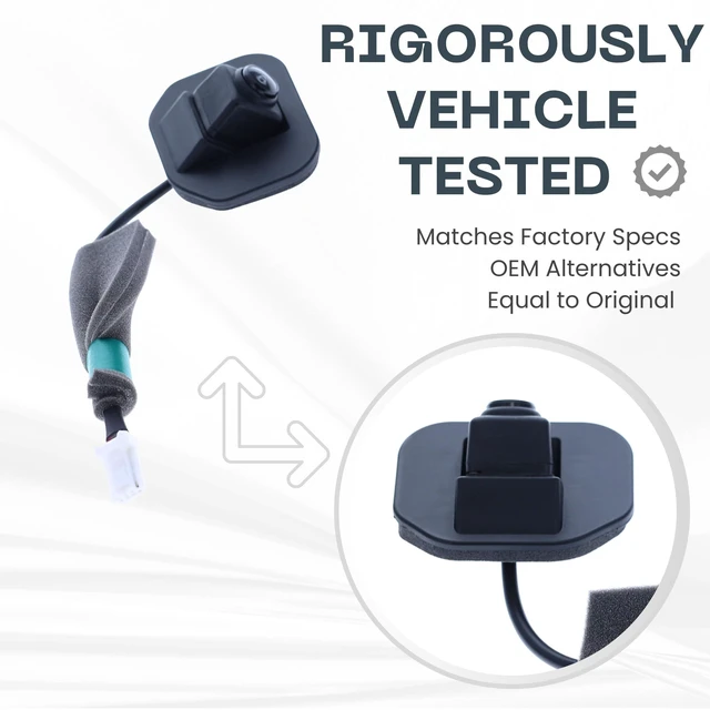 Alt view image 3 of 5 - Backup Camera Replaces for 2020 2021 2022 2023 Nissan Sentra w/o Surround View OE Part # 284426LW1A 284426LA0A 284426LW0A 284426-LW1A 284426-LA0A 284426-LW0A